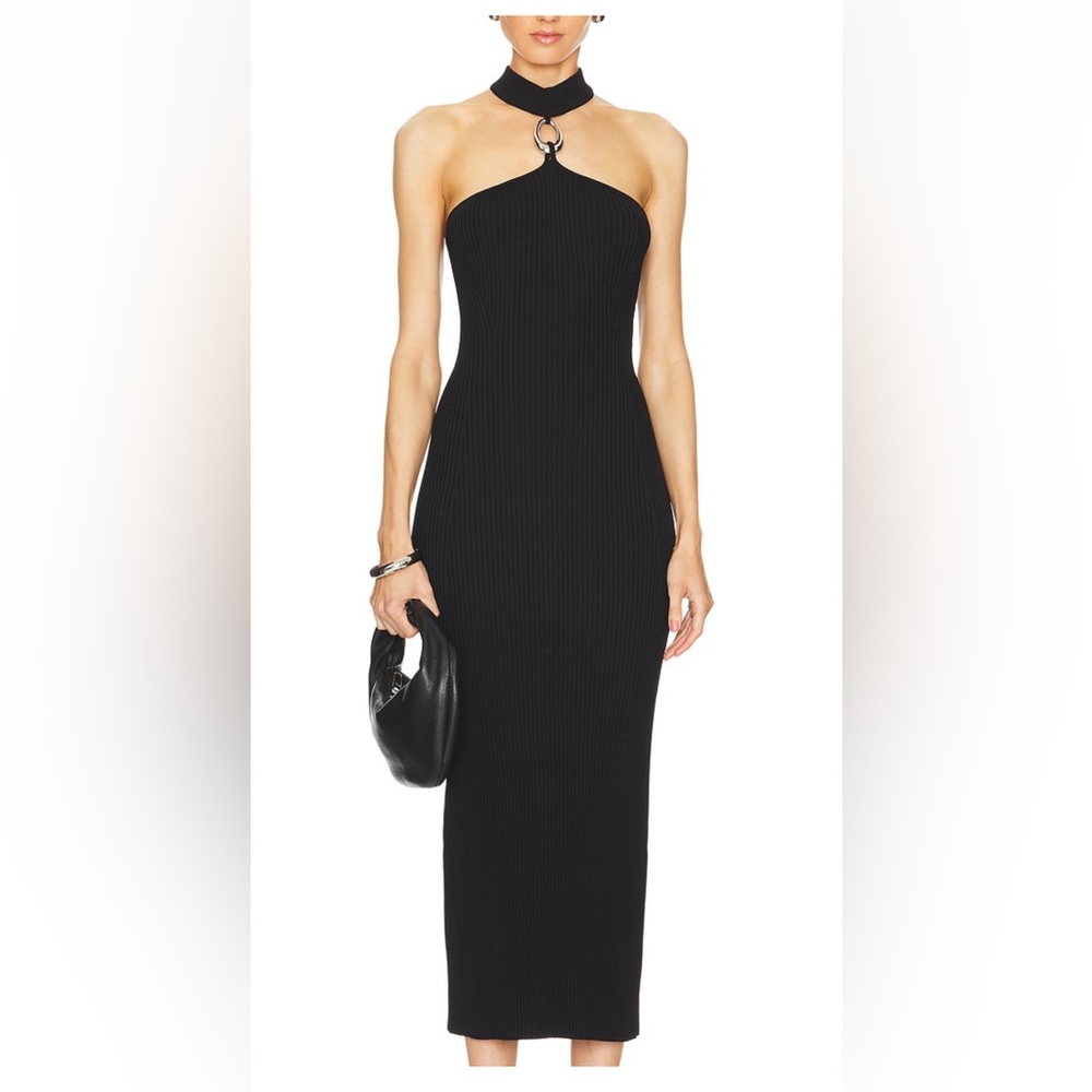 Simkhai Strapless Black Dress
